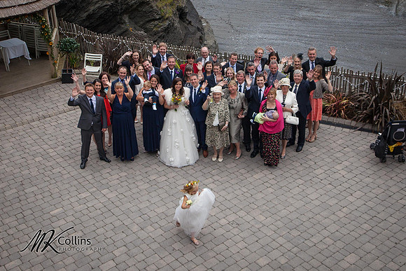 Wedding at Tunnels Beaches, Ilfracombe