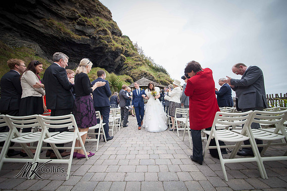 Wedding at Tunnels Beaches, Ilfracombe