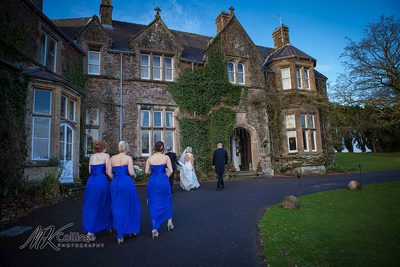 Northcote Manor winter wedding